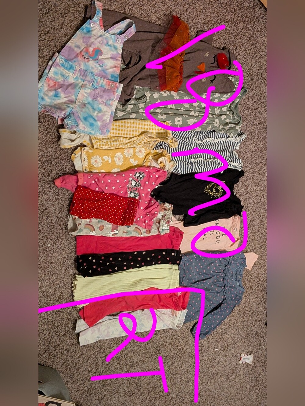17 Items-18 mo Girls Mixed Clothing Lot
